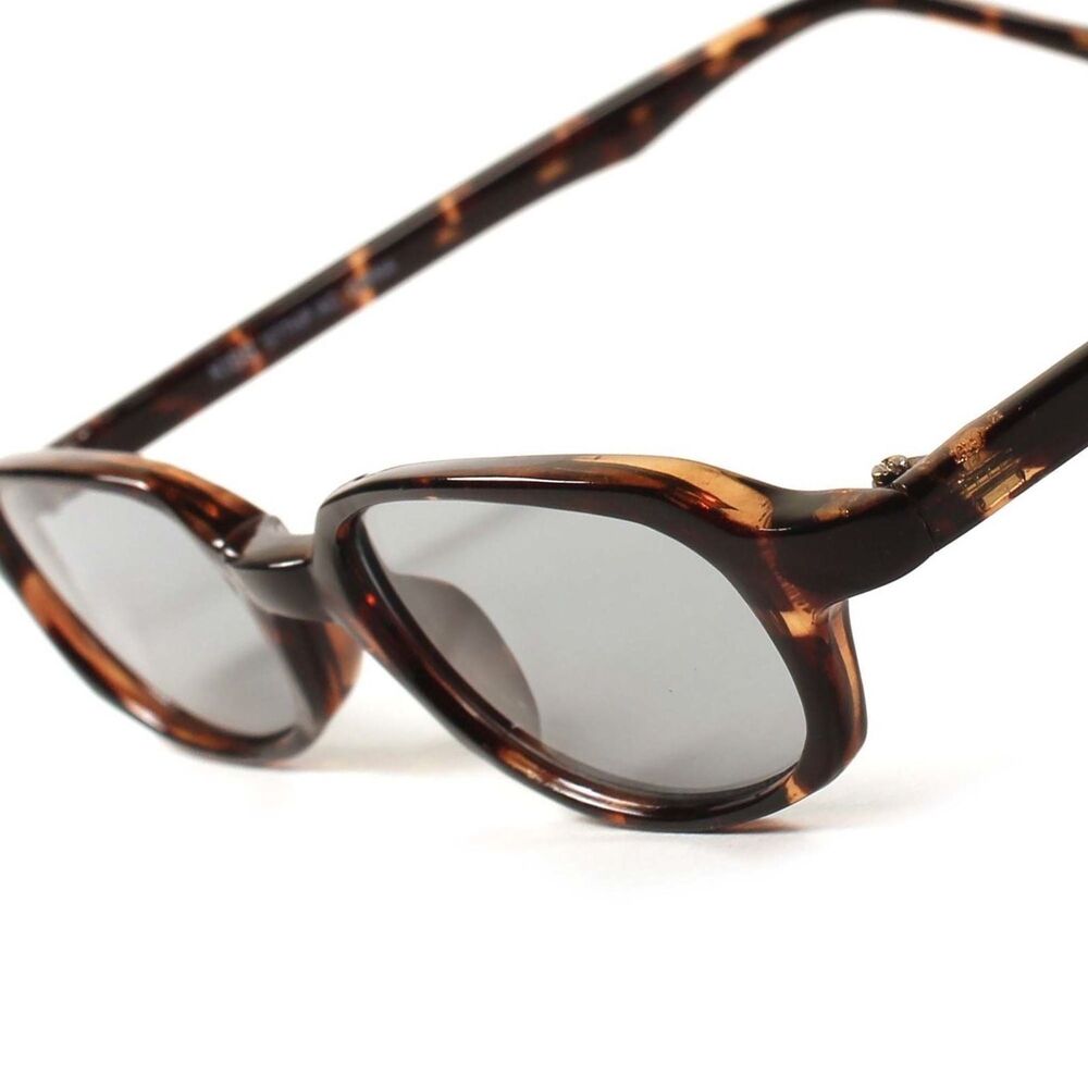 Classic Vintage Retro 80's Tortoise Mens Womens Small Rectangle Sunglasses E71G